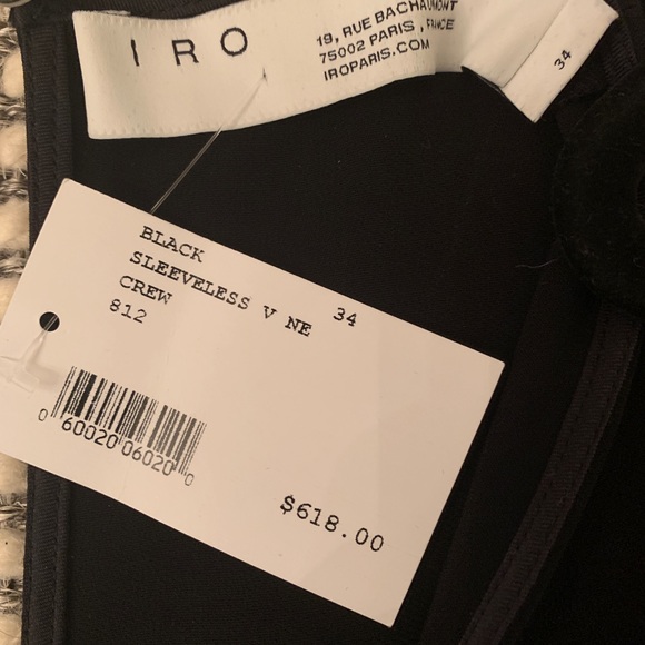 IRO V-Neck Sleeveless Belted Jumpsuit w/ Pockets - Picture 3 of 4